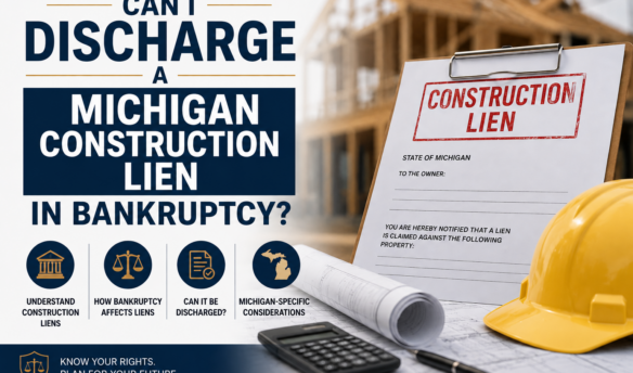 Can I Discharge a Michigan Contruction Lien in Bankruptcy