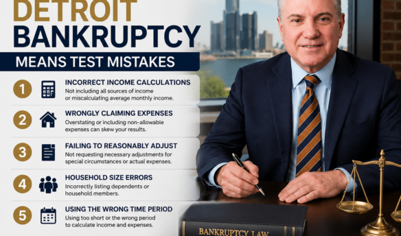 Top 5 Bankruptcy Means Test Mistakes