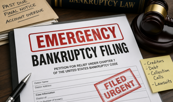 Emergency Bankruptcy filing