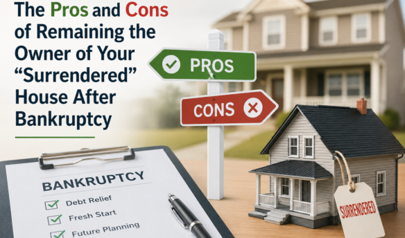 The Pros and Cons of Remaining the Owner of Your “Surrendered” House After Bankruptcy