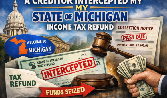 Notice of Income Tax Refund Used for Debts