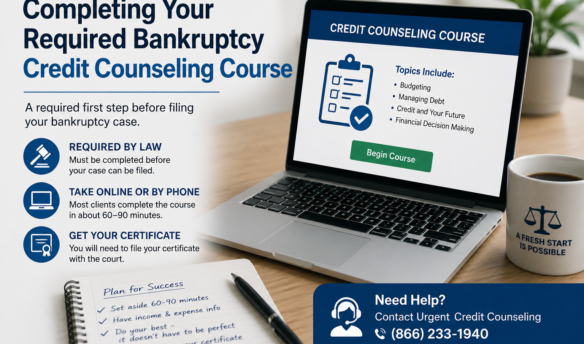Completing Your Required Bankruptcy Credit Counseling Course