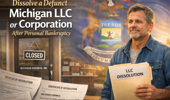 Dissolve a Defunct Michigan LLC or Corporation After Personal Bankruptcy