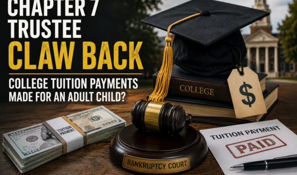 Chapter 7 Trustee Claw Back College Tuition Payments Made for an Adult Child?