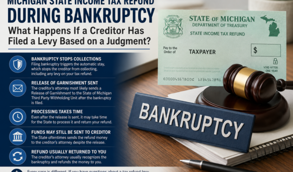What Happened to my State of MI Income Tax Refund?