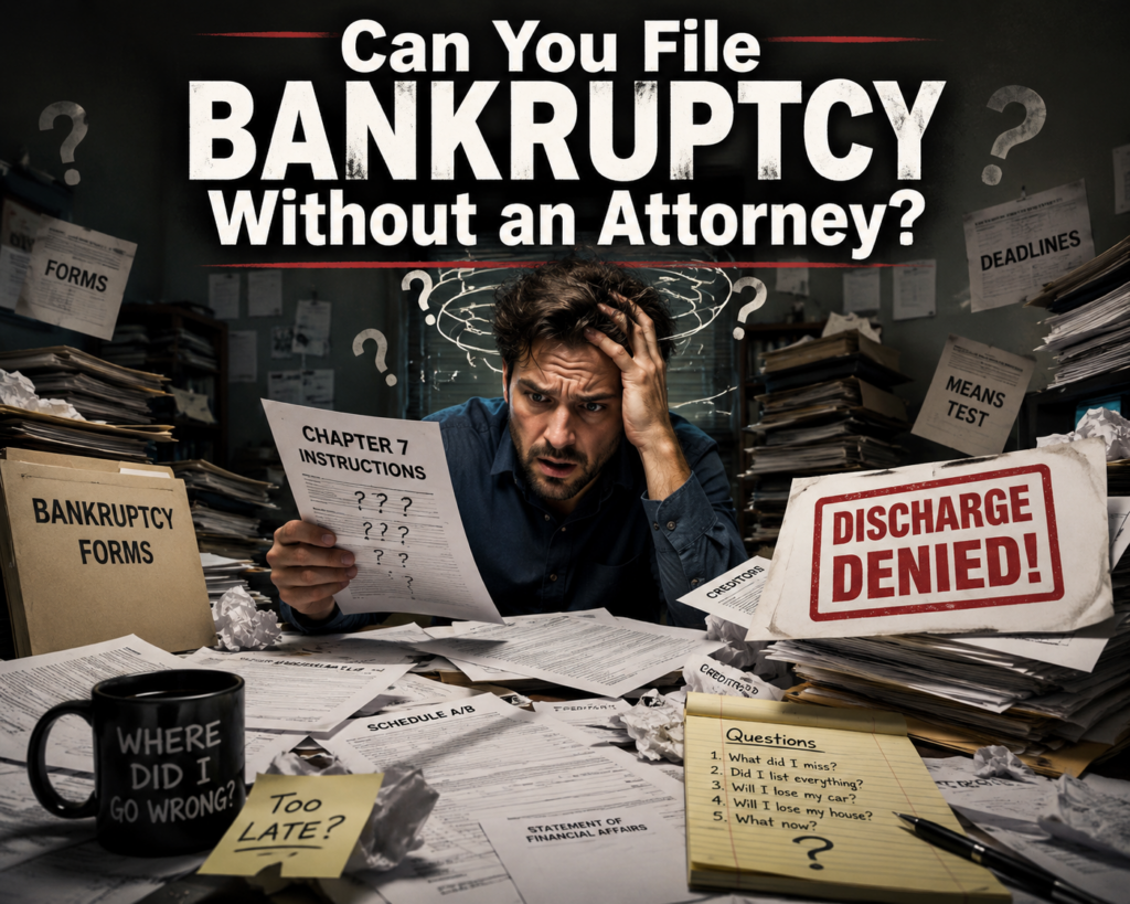 Can You File Bankruptcy Without an Attorney?