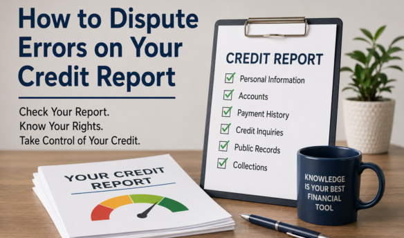 How to dispute errors on your credit report with a checklist for reviewing credit report information